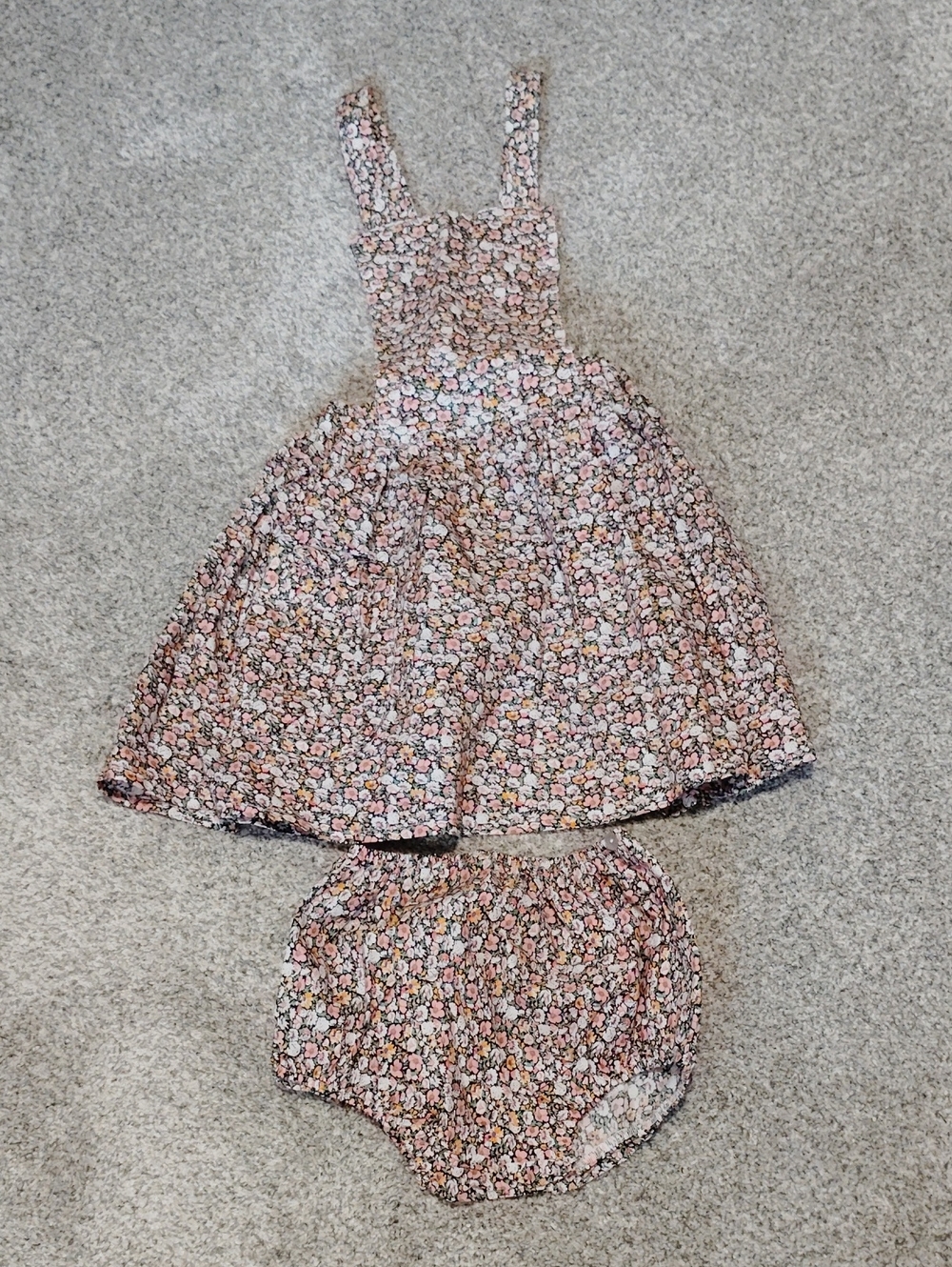 Numi Floral Sundress with Matching Bloomers